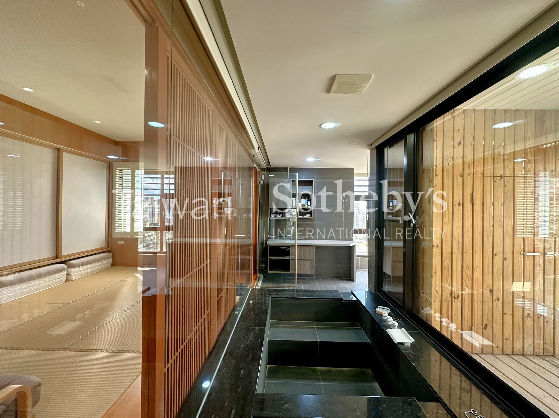 北投日式美學溫泉宅室內照