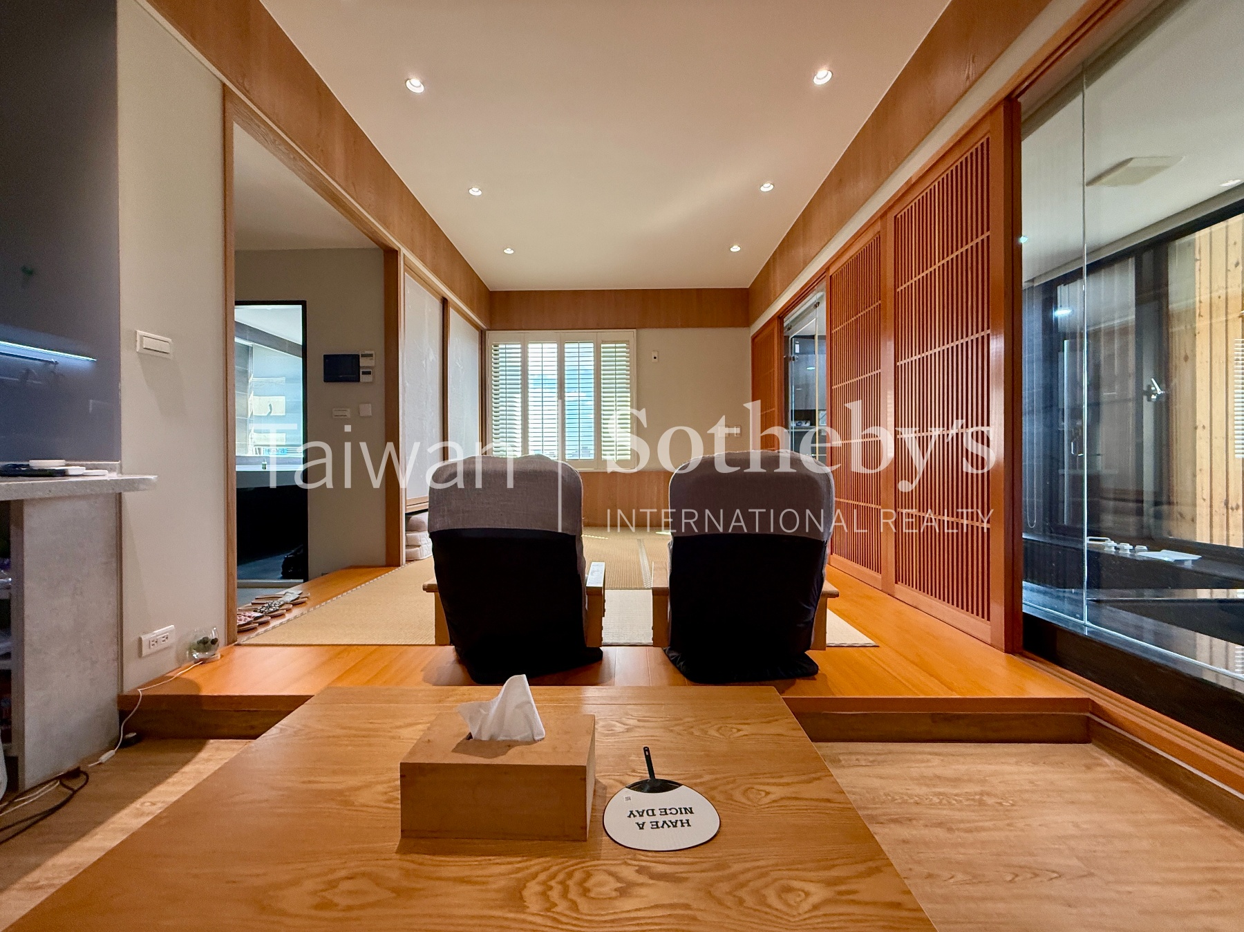 北投日式美學溫泉宅室內照