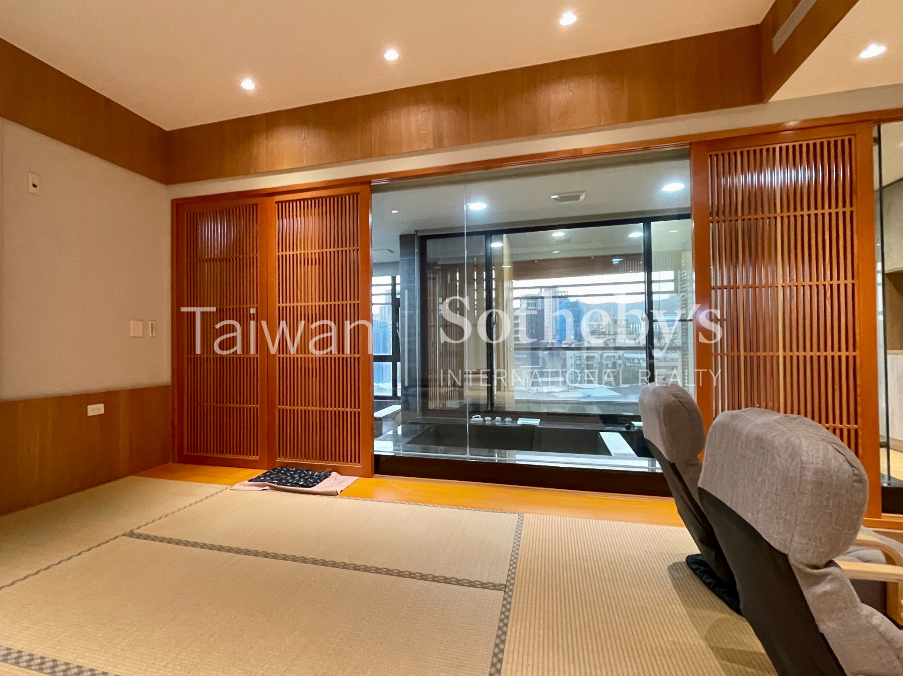 北投日式美學溫泉宅室內照