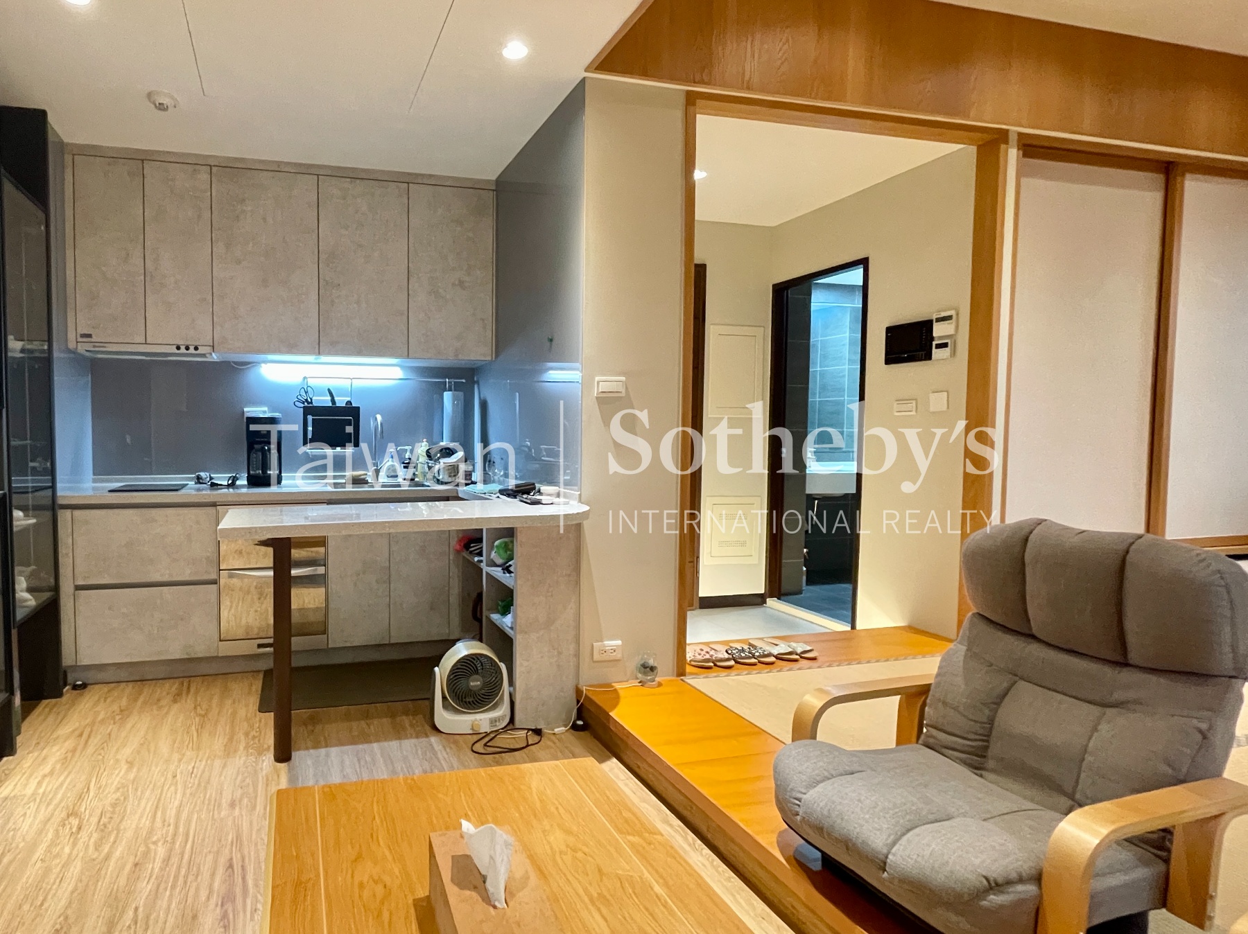 北投日式美學溫泉宅室內照