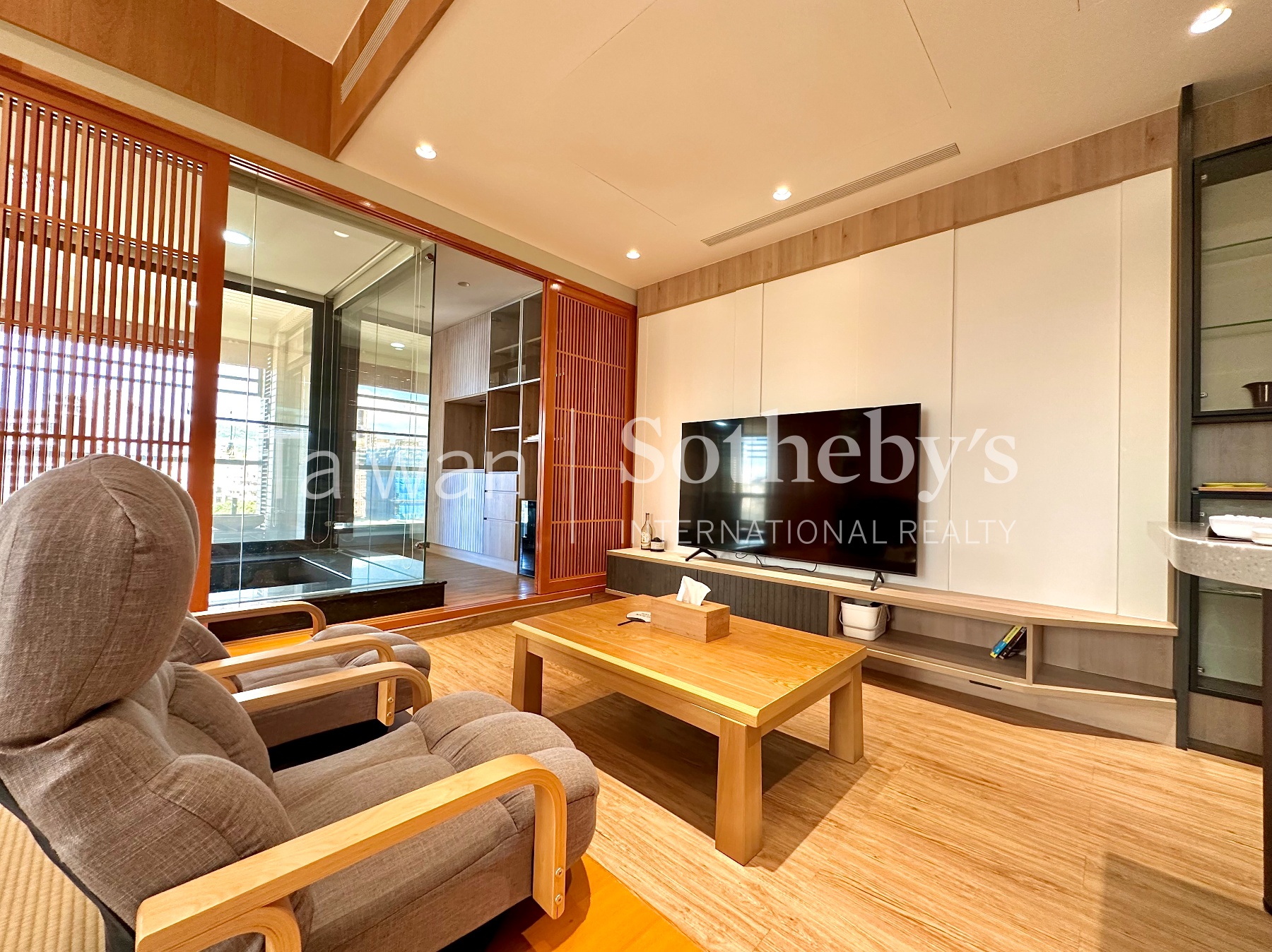 北投日式美學溫泉宅室內照